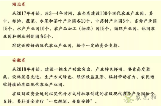 中央財政百億扶持資金支持現代農業產業園！ 申請又需要哪些事項？